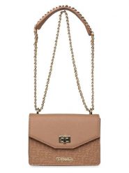 Steve Madden Torebka w kolorze beżowym - 20 x 14 x 8 cm rozmiar: onesize. Brązowe torby na ramię Steve Madden, bez wzorów, z materiału, na ramię, bez dodatków. Za 201.55 zł.