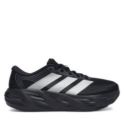 Buty do biegania adidas. Czarne obuwie sportowe Adidas, bez zapięcia, do biegania. Za 239.99 zł.