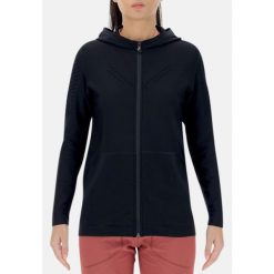 Bluza sportowa damska Uyn Woman Run Fit OW Hooded Full Zip. Czarne bluzy Uyn, m, bez wzorów, bez kaptura. Za 417.00 zł.