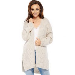 Sweter kardigan z splotem ls211. Czarne kardigany Lemoniade, bez wzorów, ze splotem. W wyprzedaży za 129.00 zł.