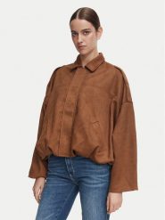 Vero Moda Kurtka przejściowa Hazel 10353230 Brązowy Oversize. Brązowe kurtki Vero Moda, bez wzorów, z syntetyku, bez kaptura. Za 228.99 zł.