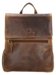 Micmacbags Skórzany plecak "Next Navajo" w kolorze brązowym - 23 x 26 x 9 cm rozmiar: onesize. Brązowe plecaki Micmacbags, bez wzorów, z materiału. Za 224.52 zł.