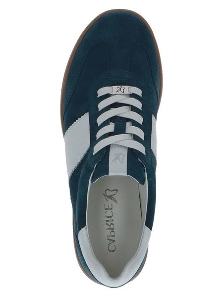 Caprice Skórzane sneakersy w kolorze granatowym rozmiar: 40. Niebieskie trampki Caprice, bez wzorów, bez zapięcia. Za 174.95 zł.