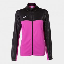 Bluza tenisowa damska Joma Montreal Full Zip. Czarne bluzy Joma, xs, bez wzorów, bez kaptura. Za 149.00 zł.