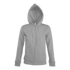 Damska Bluza Z Kapturem Seven Full Zip. Szare bluzy SOL'S, s, bez wzorów, z kapturem. Za 214.99 zł.