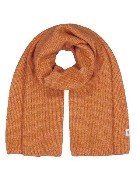 Barts Szal "Sarela" w kolorze pomarańczowym rozmiar: onesize. Pomarańczowe szaliki Barts, bez wzorów, ze splotem. Za 118.01 zł.