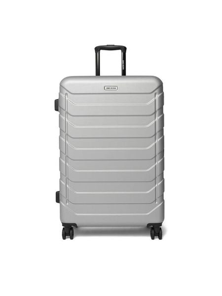 GINO ROSSI Walizka duża CEO-GIN-L-003-05-SILVER Srebrny. Szare walizki Gino Rossi, bez wzorów, duże. Za 299.99 zł.