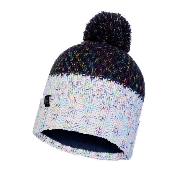 Czapka zimowa damska Buff Janna Knitted&Polar. Niebieskie czapki Buff, bez wzorów, z dzianiny. Za 63.36 zł.