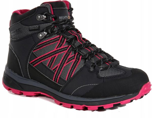 Buty trekkingowe damskie Lady Samaris Md II Regatta. Brązowe trekkingi Regatta, z materiału, trekkingowe. Za 283.36 zł.