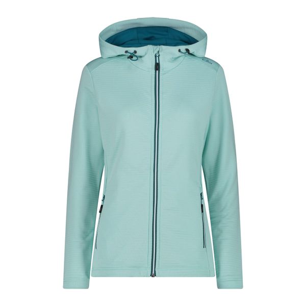 Bluza damska turystyczna CMP 31E1836. Niebieskie bluzy CMP, l, bez wzorów, z materiału, z kapturem. Za 249.99 zł.