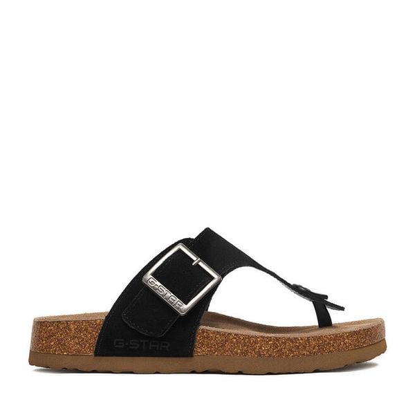 Japonki G-Star Raw. Czarne klapki G-Star Raw, bez wzorów, bez obcasa. Za 159.99 zł.