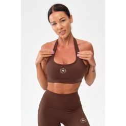 Stanik sportowy fitness Rough Radical Zoya Sports Bra. Brązowe bielizna sportowa ROUGH RADICAL, xs, bez wzorów. Za 129.90 zł.
