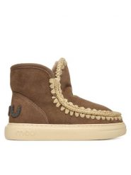 Mou Śniegowce MU.FW411001A Szary. Szare trapery i śniegowce Mou, ze skóry. Za 1,139.00 zł.