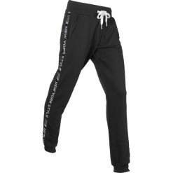 Spodnie dresowe, długie, Level 1 bonprix czarny. Spodnie dresowe marki bonprix. Za 74.99 zł.