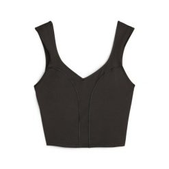 Top Sportowy Damski Puma Eversculpt Built In. Czarne koszulki sportowe Puma, bez wzorów, bez ramiączek. Za 164.99 zł.