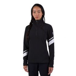 Bluza damska Rossignol Strawpile Fleece Hz. Czarne bluzy Rossignol, na zimę, l, bez wzorów, bez kaptura. Za 265.00 zł.