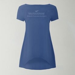 T-shirt gimnastyczna europa damska niebieska. Niebieskie t-shirty LEGEA, bez wzorów, z bawełny, bez kołnierzyka, bez ramiączek. Za 56.00 zł.