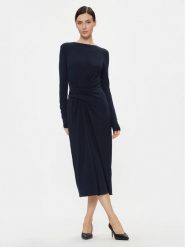 MAX&Co. Sukienka koktajlowa Cosmo 76241323 Granatowy Slim Fit. Niebieskie sukienki MAX&Co., m, bez wzorów, z wiskozy, wizytowe, bez kołnierzyka, bez ramiączek. Za 1,099.00 zł.