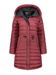 Canadian Peak Płaszcz pikowany "Batigeak" w kolorze czerwonym rozmiar: XL. Czerwone płaszcze Canadian Peak, xl, bez wzorów, bez kaptura. Za 310.38 zł.