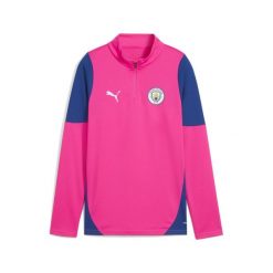 Młodzieżowa bluza treningowa Manchester City z zamkiem 1/4 PUMA. Czerwona bluzy Puma, l, bez wzorów, bez kaptura. Za 299.00 zł.