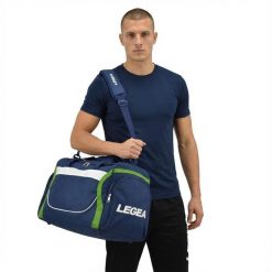 Torba sportowa MODENA NEW. Niebieskie torby na ramię LEGEA, bez wzorów, sportowe, na ramię, bez dodatków. Za 67.90 zł.