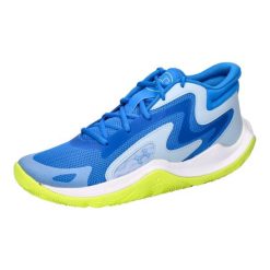 Buty do koszykówki Under Armour Jet '25 team royal blue. Niebieskie trekkingi Under Armour, z materiału, do koszykówki. Za 388.25 zł.