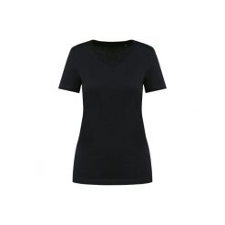 Damska koszulka suprima v-neck Kariban Premium. Czarne koszulki sportowe KARIBAN, bez wzorów, z bawełny, bez ramiączek. Za 126.50 zł.