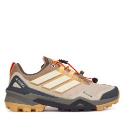 Trekkingi adidas. Brązowe trekkingi Adidas, z gore-texu, trekkingowe. Za 699.99 zł.