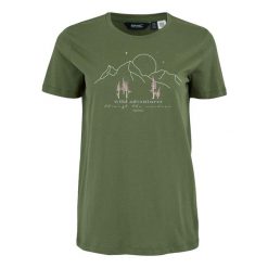 T-shirt Damski Adventure Filandra IX. Zielone t-shirty Regatta, s, bez wzorów, bez kołnierzyka, bez ramiączek. Za 37.99 zł.