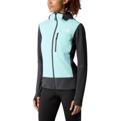 Kurtka przejściowa damska The North Face Dawn Turn Hybrid Ventrix Midlayer. Niebieskie kurtki narciarskie The North Face, l, bez wzorów, ze skóry, bez kaptura, narciarskie. W wyprzedaży za 677.45 zł.