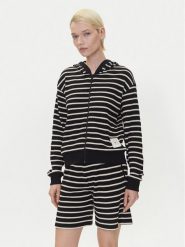 Emporio Armani Underwear Bluza EW000384 AF10886 FC061 Czarny Regular Fit. Czarne bluzy Emporio Armani Underwear, l, bez wzorów, z bawełny, bez kaptura. Za 399.99 zł.