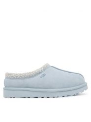 Ugg Kapcie W Tasman 5955 Niebieski. Niebieskie obuwie domowe UGG, bez wzorów, ze skóry, bez zapięcia. Za 549.99 zł.