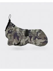 Paikka Płaszcz przeciwdeszczowy w kolorze khaki dla psa rozmiar: 25 cm. Brązowe płaszcze Paikka, bez wzorów, z materiału, bez kaptura. Za 118.56 zł.