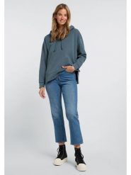 ELBSAND Bluza "Mette" w kolorze granatowym rozmiar: S. Niebieskie bluzy ELBSAND, s, bez wzorów, z kapturem. Za 135.49 zł.