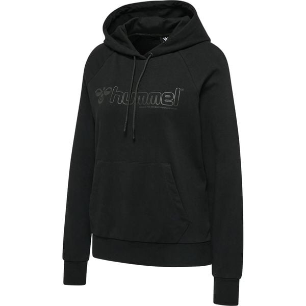 Damska bluza z kapturem Hummel Noni 2.0. Czarne bluzy Hummel, l, z aplikacjami, z bawełny, z kapturem. Za 160.50 zł.
