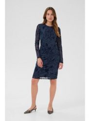 CULTURE Sukienka w kolorze granatowym rozmiar: XXL. Niebieskie sukienki Culture, xxl, bez wzorów, bez kołnierzyka, bez ramiączek, mini. Za 131.43 zł.