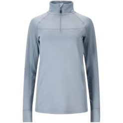 Sweter damski Whistler Blume. Niebieskie bielizna sportowa Whistler, bez wzorów. W wyprzedaży za 182.50 zł.