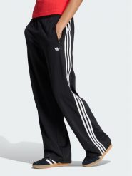 Adidas Spodnie dresowe Pinstripe Firebird KS6787 Czarny Loose Fit. Czarne spodnie dresowe Adidas, s, bez wzorów, z dresówki. Za 298.99 zł.