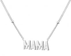 Naszyjnik srebrny - mama. Szare naszyjniki Apart, srebrne. Za 219.00 zł.