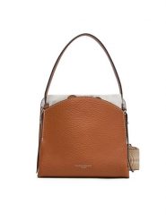 Gianni Chiarini Torebka Asia BS 11235 RNGDBL-NAETN Brązowy. Brązowe torebki klasyczne Gianni Chiarini, bez wzorów, ze skóry, bez dodatków. Za 809.99 zł.