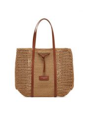 Gianni Chiarini Torebka Victoria BS 11582 SMCRH Brązowy. Brązowe shopper Gianni Chiarini, bez wzorów, z materiału, bez dodatków. Za 439.99 zł.