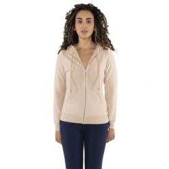 Bluza miękka z kaptur na co dzień na siłownię. Brązowe bluzy LEONE 1947 APPAREL, bez wzorów, z bawełny, bez kaptura. W wyprzedaży za 164.19 zł.