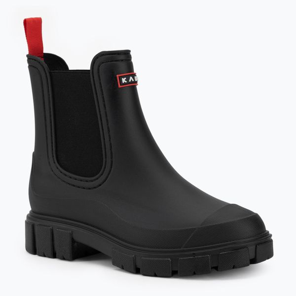 Kalosze damskie KADVA FlowBoots WMNS. Czarne kalosze KADVA, bez wzorów, z gumy. Za 89.99 zł.