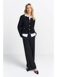 Rich & Royal Kardigan w kolorze czarnym rozmiar: L. Czarne kardigany Rich & Royal, l, bez wzorów. Za 260.99 zł.