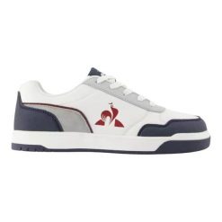 Baskets Garçon LCS COURT BREAKER GS-2422695 Blanc Le Coq Sportif. Białe obuwie sportowe Le Coq Sportif, bez zapięcia. Za 140.99 zł.