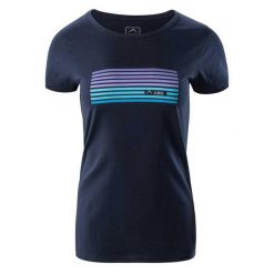 T-shirt Damski Ukaja II. Niebieskie koszulki sportowe ELBRUS, bez wzorów, bez ramiączek. Za 62.99 zł.