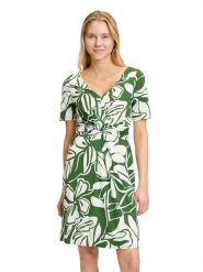 Vera Mont Sukienka w kolorze zielono-kremowym rozmiar: 38. Brązowe sukienki Vera Mont, bez wzorów, bez kołnierzyka, bez ramiączek, mini. Za 173.99 zł.