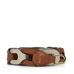 Pasek Damski Furla. Brązowe paski Furla, bez wzorów. Za 439.99 zł.