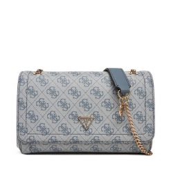 Torebka Guess. Niebieskie torebki klasyczne Guess, z aplikacjami, bez dodatków. Za 499.99 zł.