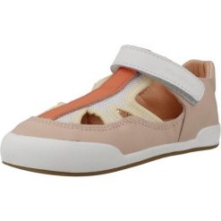 Sandały BLANDITOS ESTELABD Nago. Czerwone sandały BLANDITOS BY CRIO'S, bez wzorów, ze skóry, sportowe, bez obcasa, bez zapięcia. Za 240.99 zł.